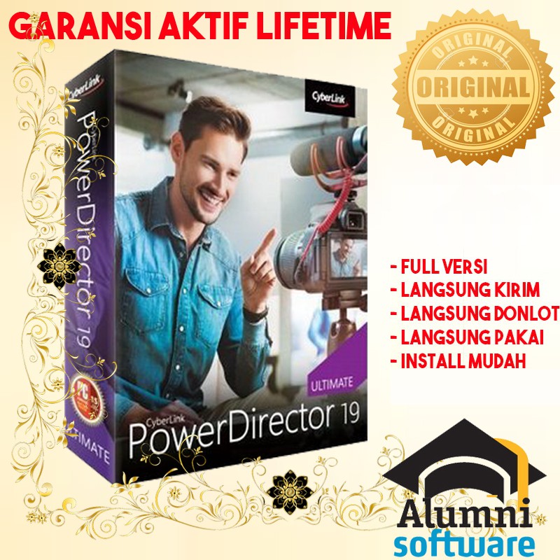 [FULL VERSION] CyberLink PowerDirector Ultimate 19 - GARANSI AKTIVASI