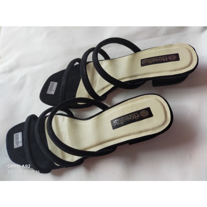 Sandal Wedges Minimalis Wanita Hak 3 cm - Sandal Wanita Kekinian Berkualitas - Wedges Minimalis Murah Berkualitas COD