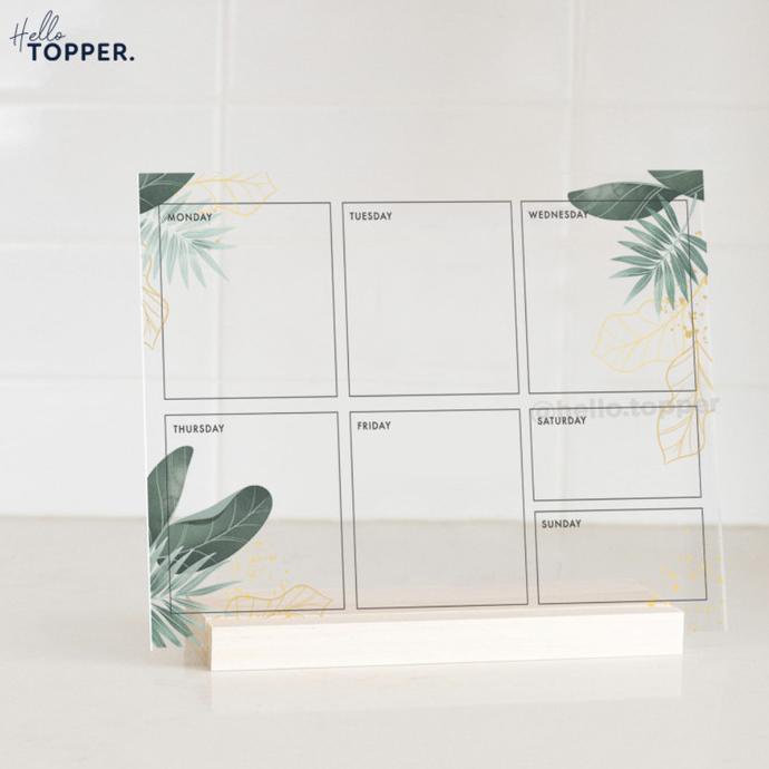 

Acrylic Weekly Planner Desk Meja Standing Planner helloto99 Diminati Banget