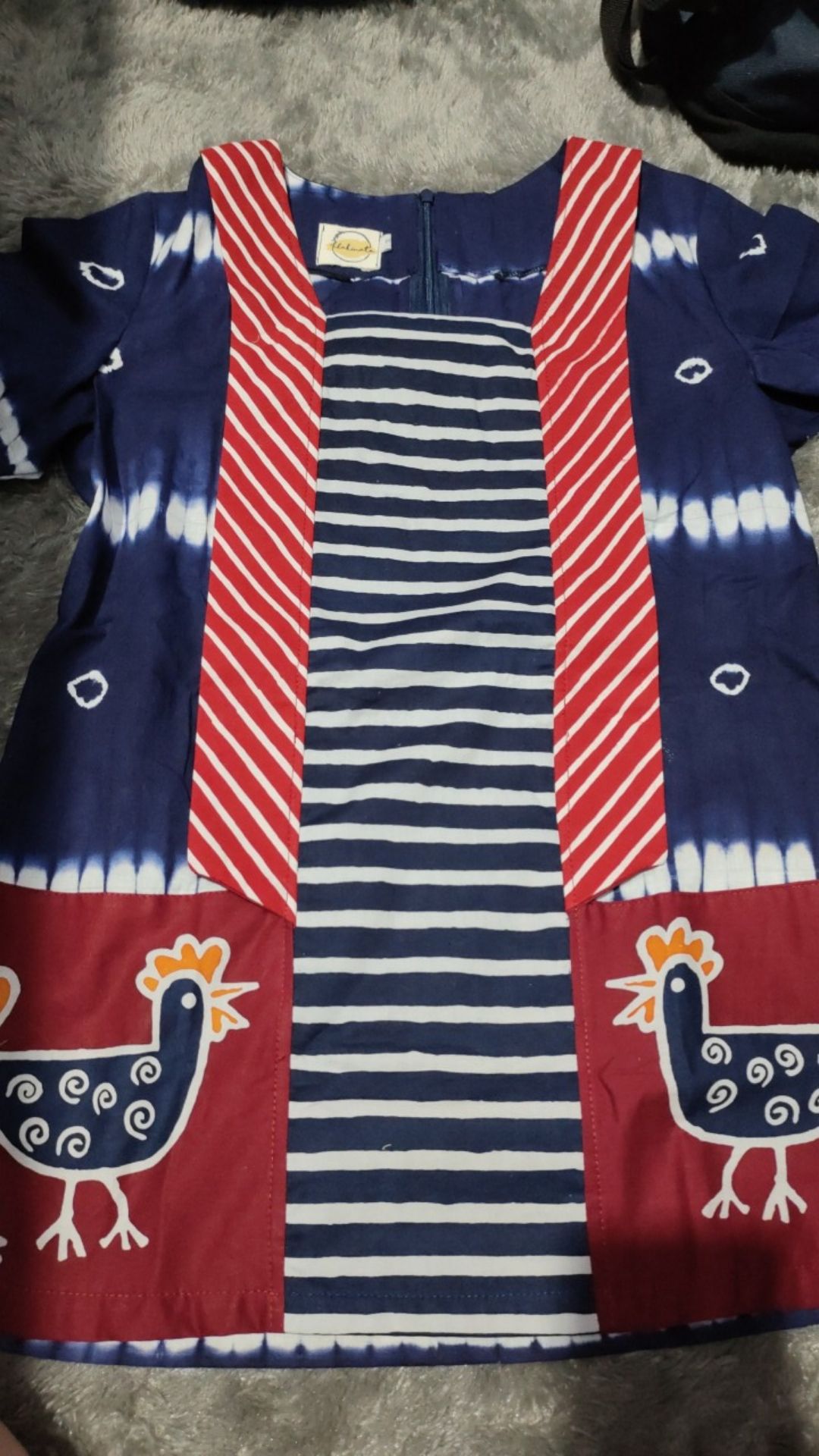 Atasan Batik Ayam Sibori - Khakinata - Neya Top