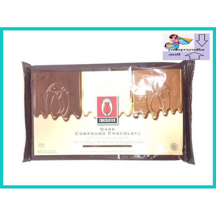 

54Etr7U- Dark Chocolate Compound Tulip 1Kg / Cokelat Batang Tulip Dark 1Kg 9Uhhjt7-