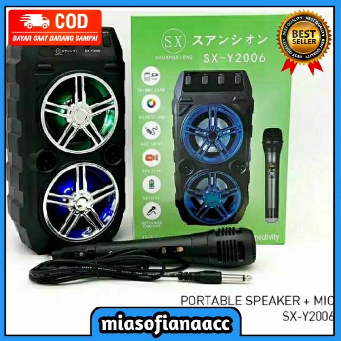 (COD) SPEAKER BLUETOOTH  SX Y2006 BONUS MIC