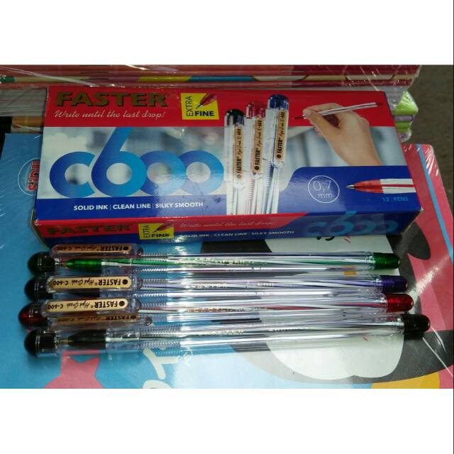 

Pulpen faster c600 isi 12 pcs