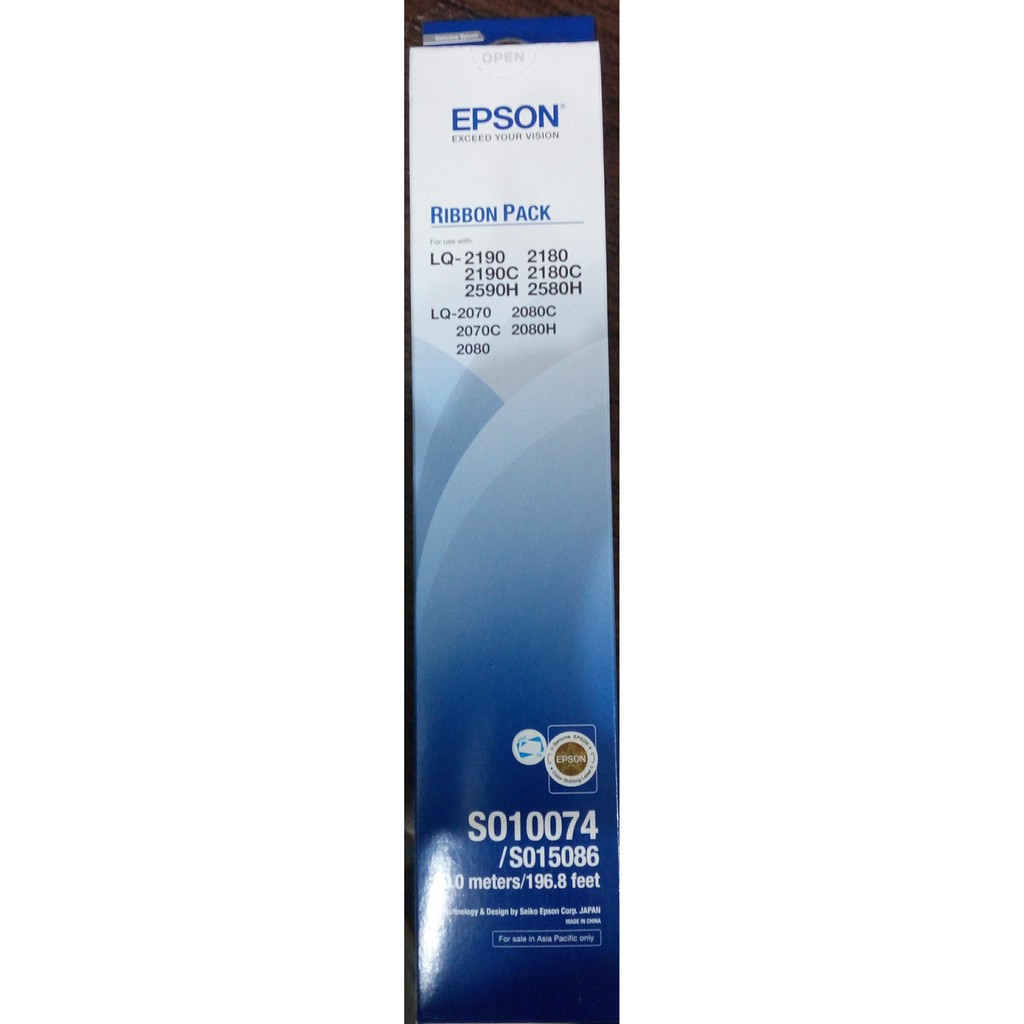

Ribbon Pack Refill LQ-2170 2180 2190 2070 2080 Asli Epson