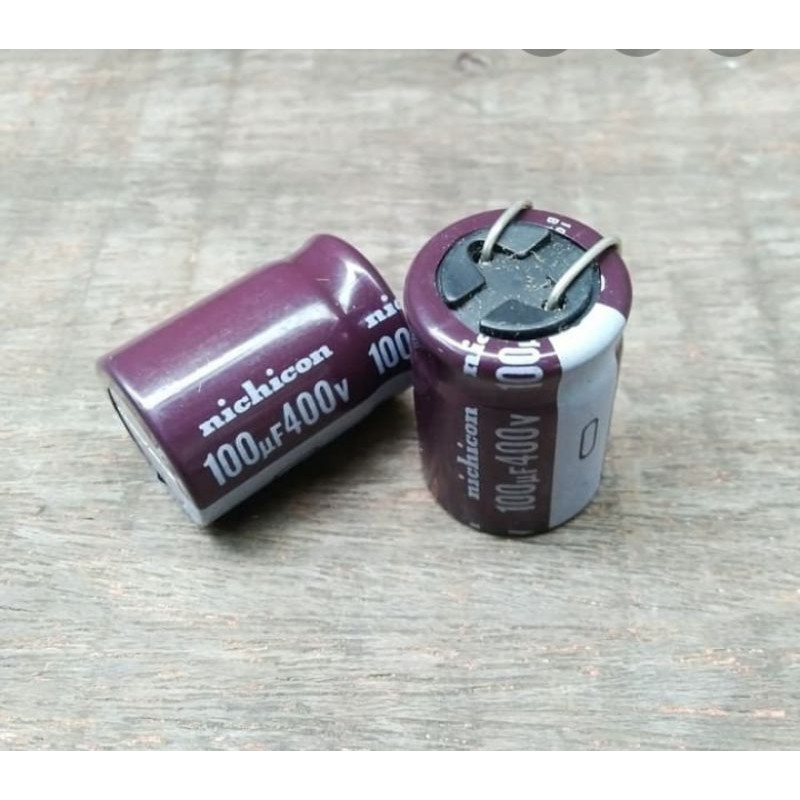 elko elco 100uf/120uf 400v nichicon/rubycon