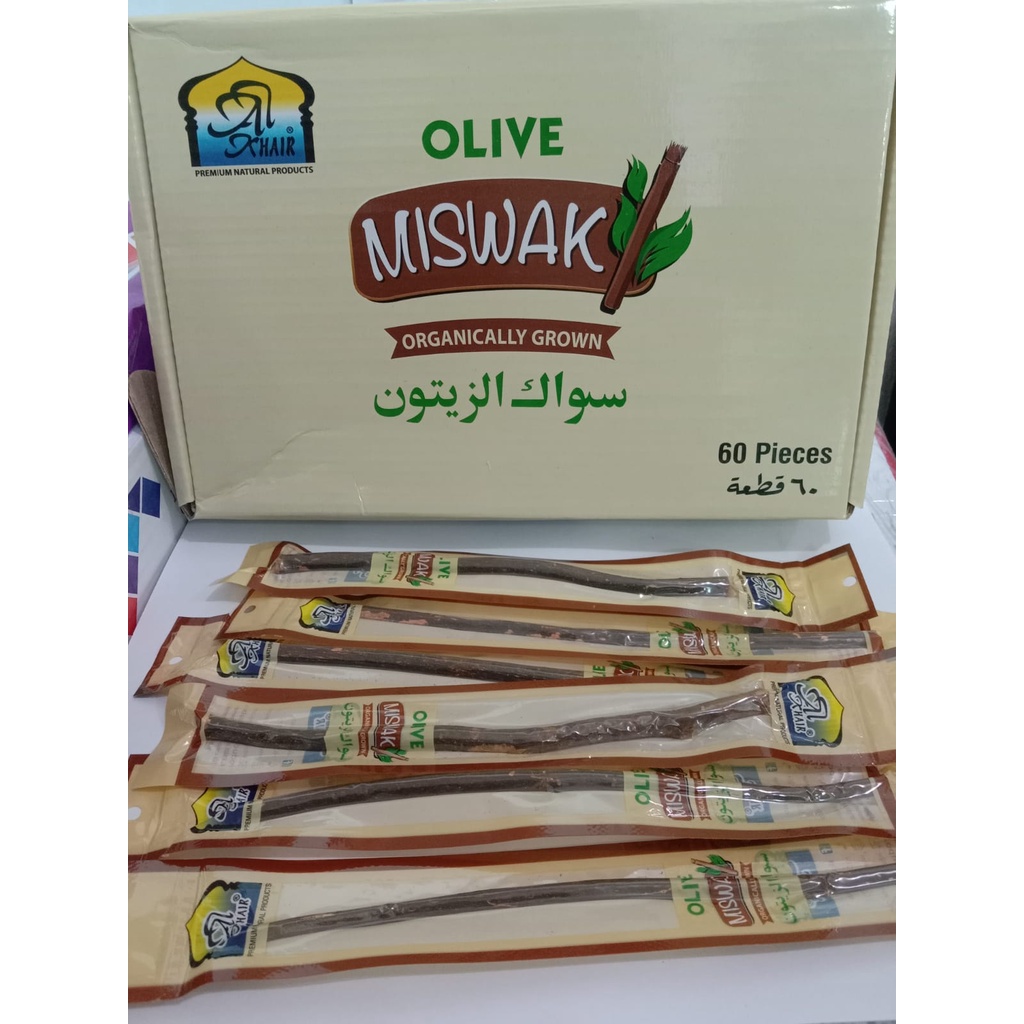 SIWAK MISWAK OLIVE AL KHAIR Kayu Zaitun Siwak Hitam