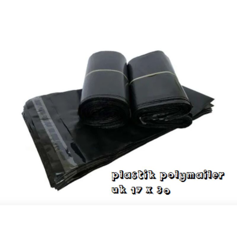 

PLASTIK PACKING ONLINE (POLYMAILER) HARGA PER LEMBAR 17x30CM - HITAM