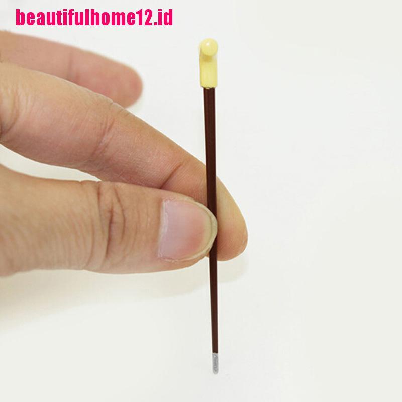 【beautifulhome12.id】1:12 Miniature Vintage gentleman's walking stick dollhouse diy decor accessories