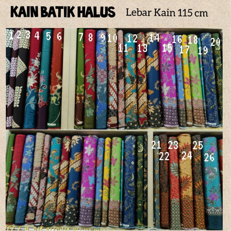 kain Batik halus / Kain batik modern