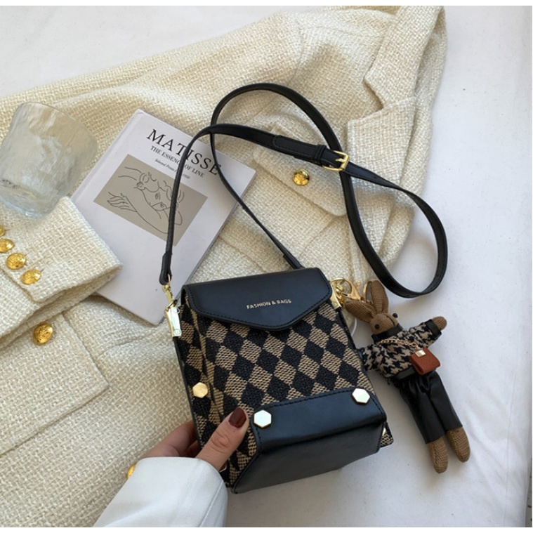 JK 951 U4340 1KG MUAT 3PCS TAS SELEMPANG MINI SLINGBAG FASHION IMPORT VINTAGE BAG SLINGPHONE HP FREE GANTUNGAN