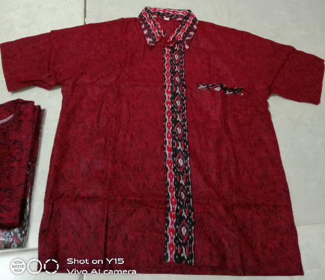 ( Couple Keluarga ) Batik Couple Keluarga Sania Ruffle Ori Ndoro Jowi Dnt - Mega