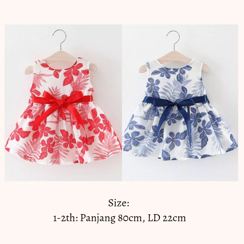 Dress bayi Dress anak baju anak baju bayi baju pesta anak pakaian bayi baju bayi 6bulan - 1tahun