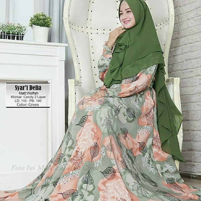 (Promo) Set Syari Polos Maxmara Lux Anayah Real Pic Haji Umroh Gamis Syari Hijab Syari Bahan Lembut
