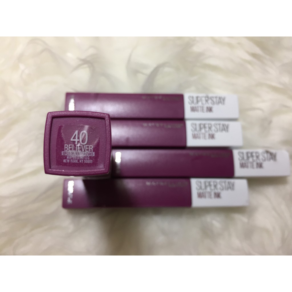 MAYBELLINE NEW YORK SUPER STAY MATTE INK LIQUID LIPSTCK - BELIEVER COLOR