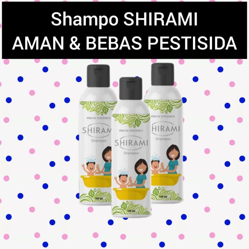 Shirami shampo anti kutu rambut anak dan dewasa, shampo penghilang kutu