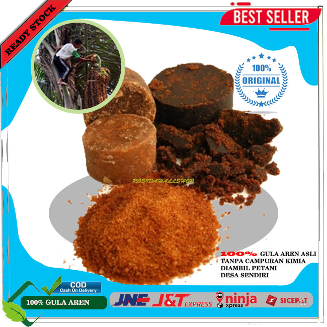 

GULA AREN GULA NIRA ASLI TANPA KIMIA PENYEDAP RASA RAMUAN HERBAL