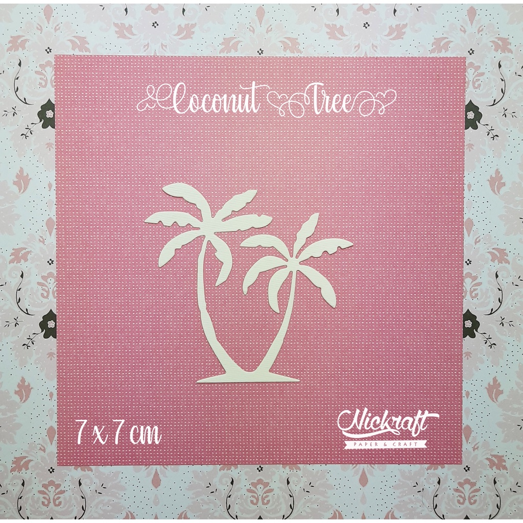 

COCONUT TREE - Bahan Scrapbook Kertas Mahar / Pohon Kelapa