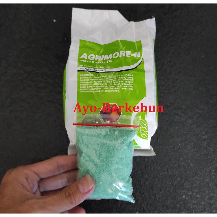 Pupuk AGRIMORE-N 29+10+10+TE Repacking 50 gram - Pupuk Agrimore N 29 10 10 TE - Pupuk Agrimore 29-10