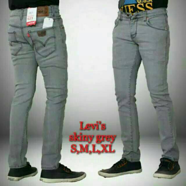 Celana jeans pria skinny jeans jeans levis  523 