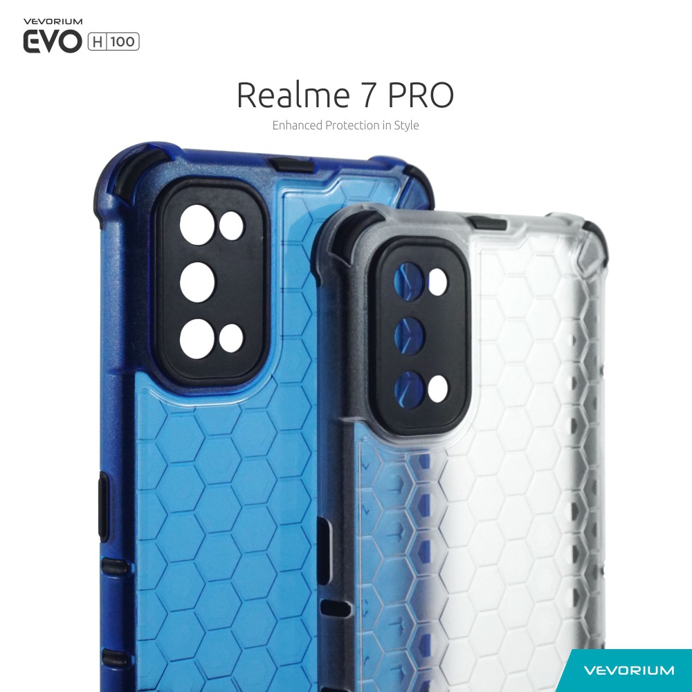 VEVORIUM EVO H100 Realme 7 PRO Hybrid Case Hard Case Softcase Armor