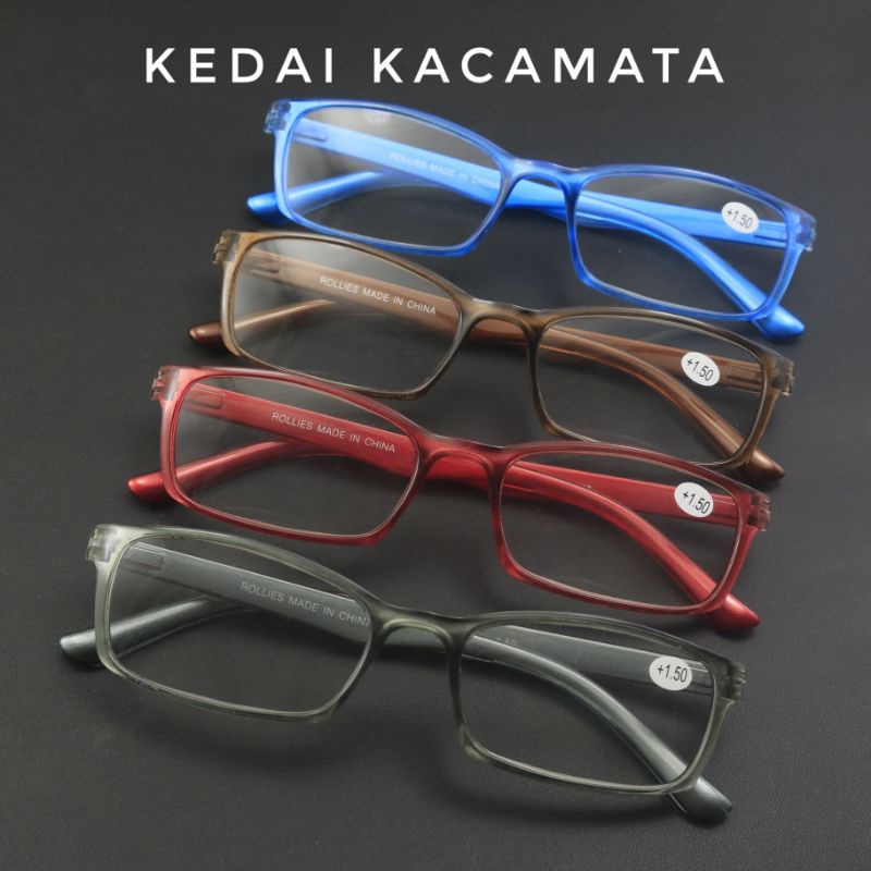 125/KACAMATA BACA FRAME WARNA/KACAMATA RABUN DEKAT/KACAMATA PLUS