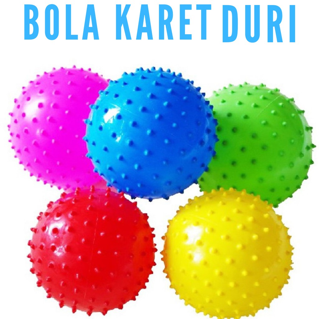 Mainan Bola Karet Duri -1 Pcs