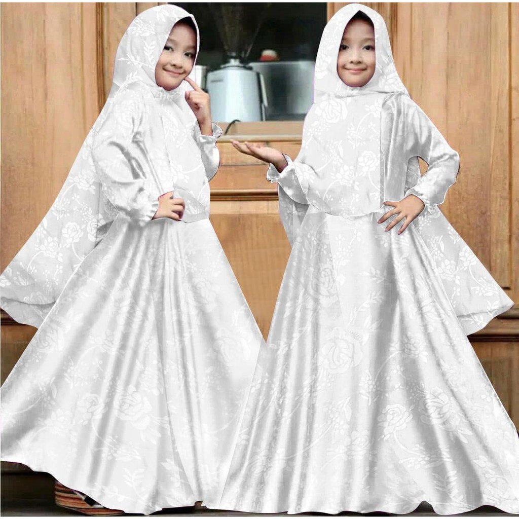 HOPYLOVY - GMS Gamis Anak Perempuan Baloteli Emboss Kids