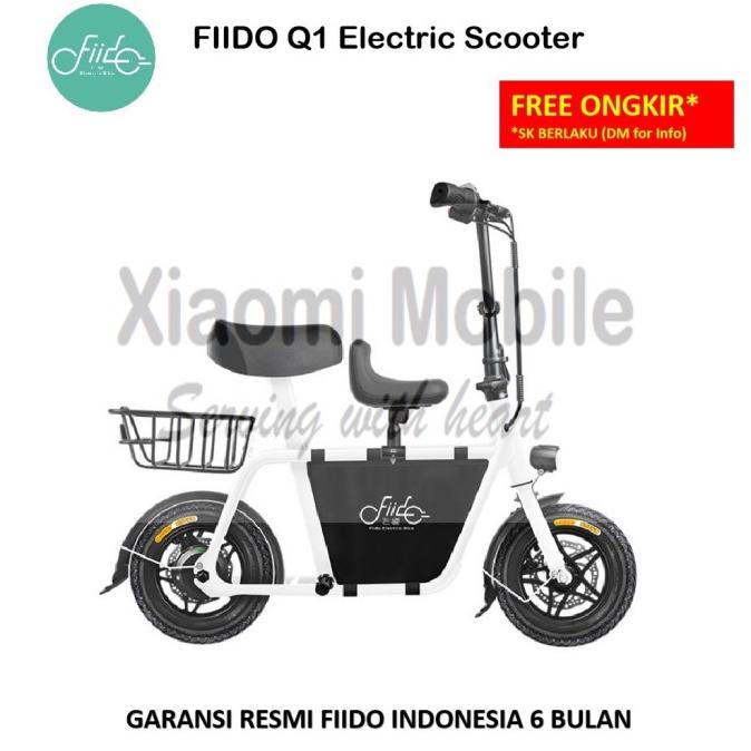 FIIDO Q1 ELECTRIC SCOOTER SEPEDA LISTRIK 36V 250W 10.4AH GARANSI RESMI ZDG654EAE