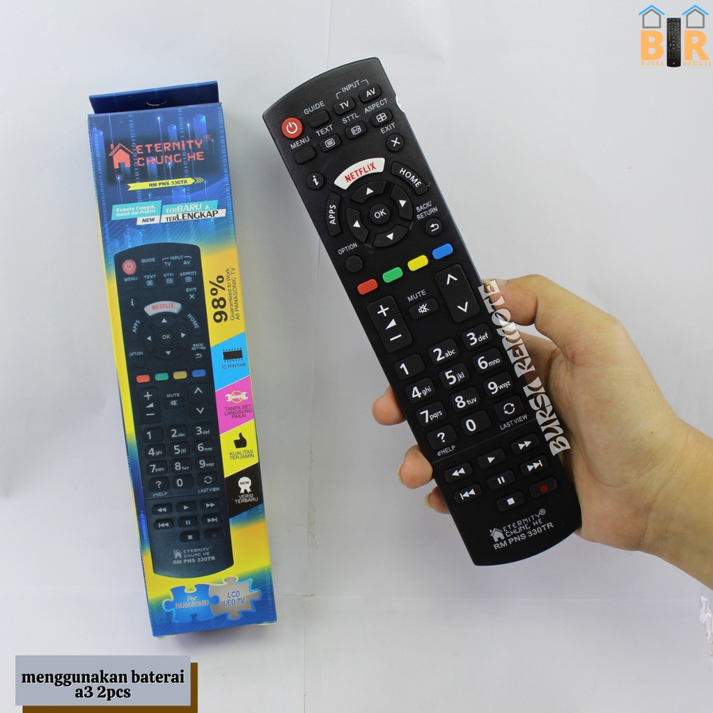 Remot / Remote Panasoni Smart Multi TV LCD LED Chunghe PNS 330 netflix