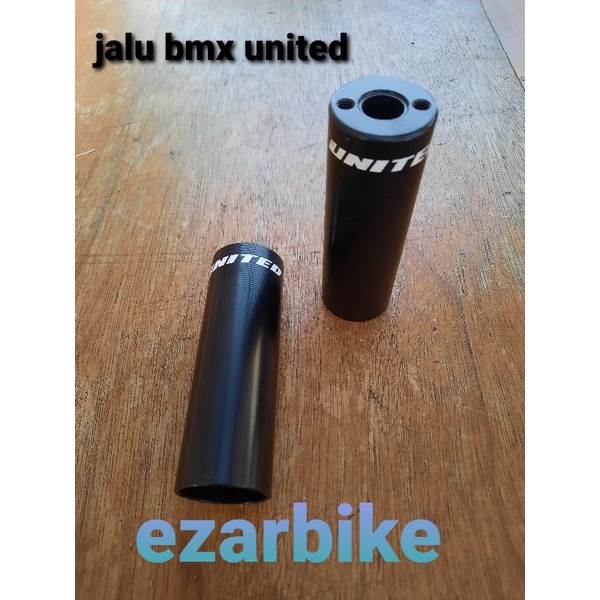 Peg jalu sepeda as besar 14mm 10mm united hitam