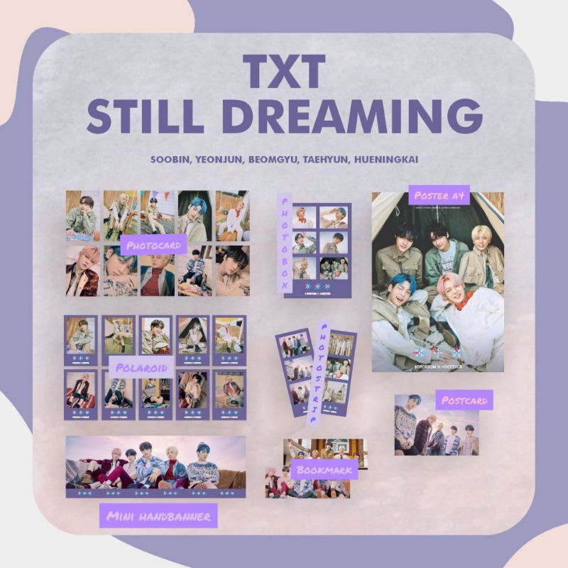 (READY) FANKIT TXT STILL DREAMING/ PAKET TXT STILL DREAMING/ FANKIT TXT FULL MEMBER
