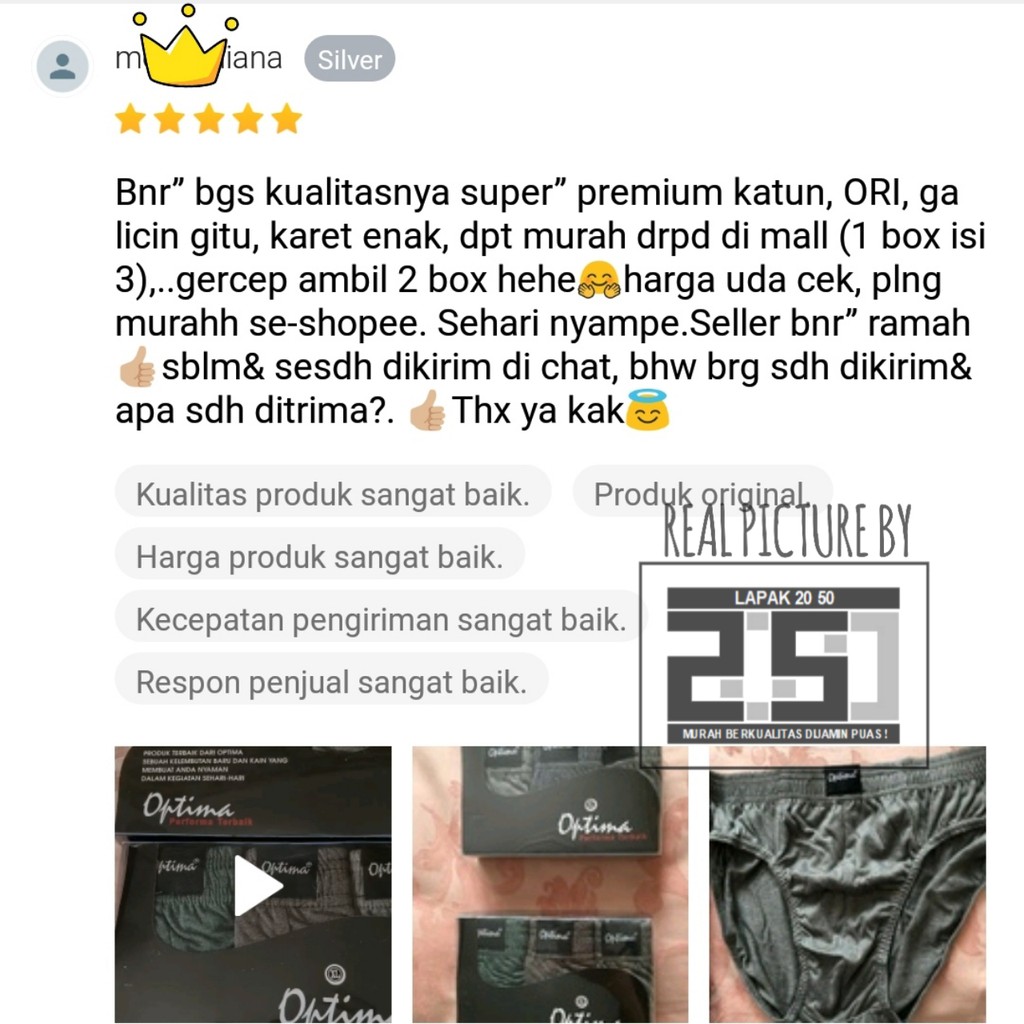 CELANA DALAM PRIA DEWASA MURAH BOX SET L XL KAIN KATUN LEMBUT SEJUK CD UNDERWEAR COWOK LAKI BOXER JUMBO SEXY LUSINAN