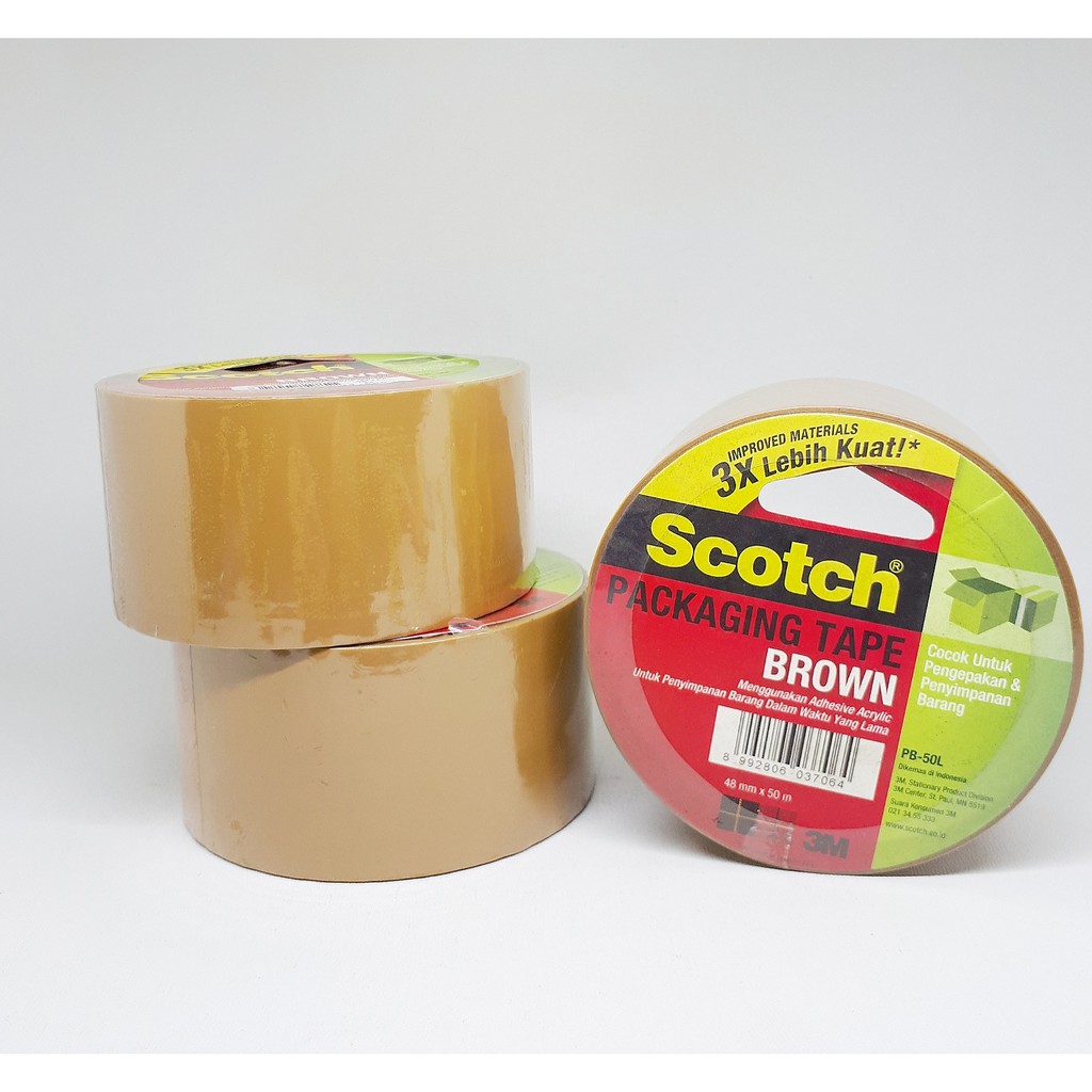 Scotch Lakban Coklat 48 mm x 50 m