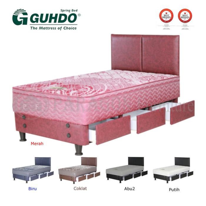Spring bed Laci 100x200 Standard Plush Top Atlantic Full set - Guhdo
