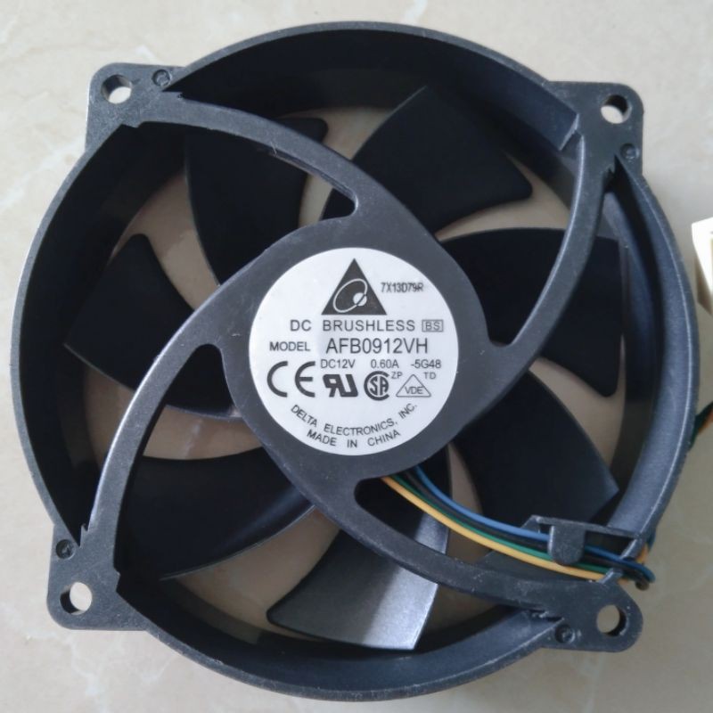 FAN 9,5CM COOLER MASTER MODEL : AFB0912VHDC.12V - 0,60A - 5G48 - 4PIN