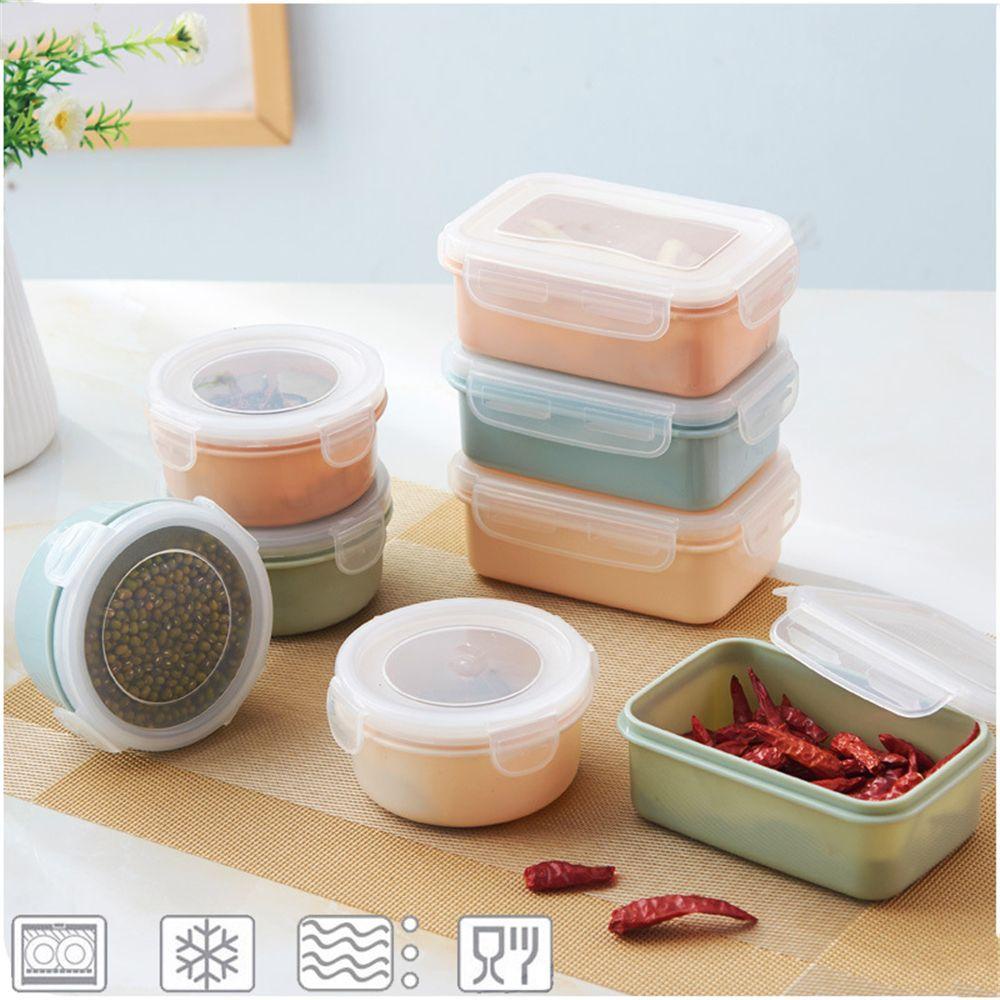 Solighter Food Prep Box Bento Sealed Microwavable Fresh Keeping