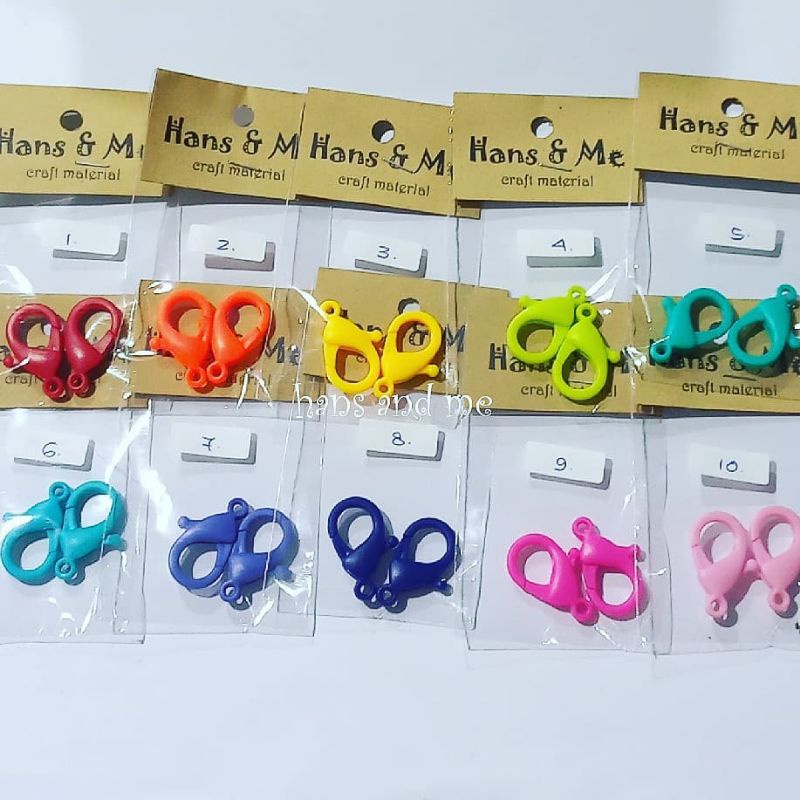 Kaitan Kokot Udang Plastik 25mm