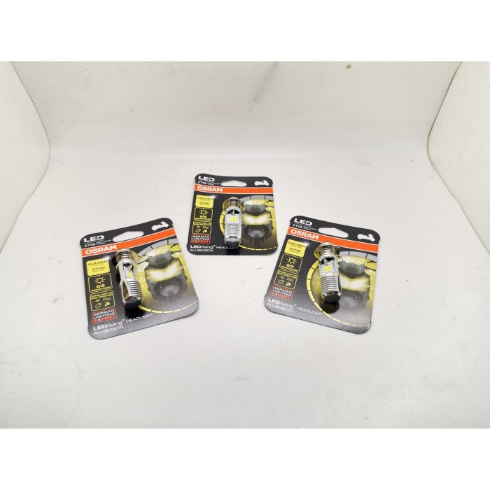 MOTOR-LAMPU- LAMPU DEPAN LED OSRAM ALL SEASON KUNING MATIK BEBEK JAMIN TEMBUS KABUT -LAMPU-MOTOR.