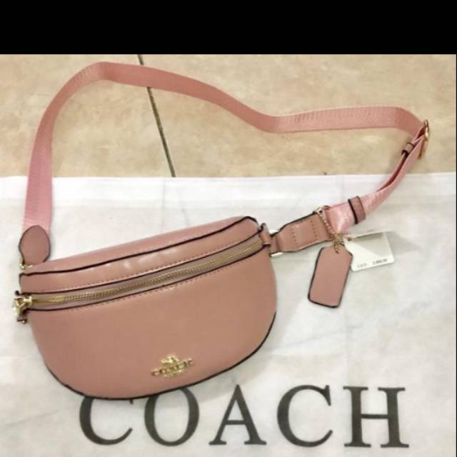 Preloved Waistbag coach pink