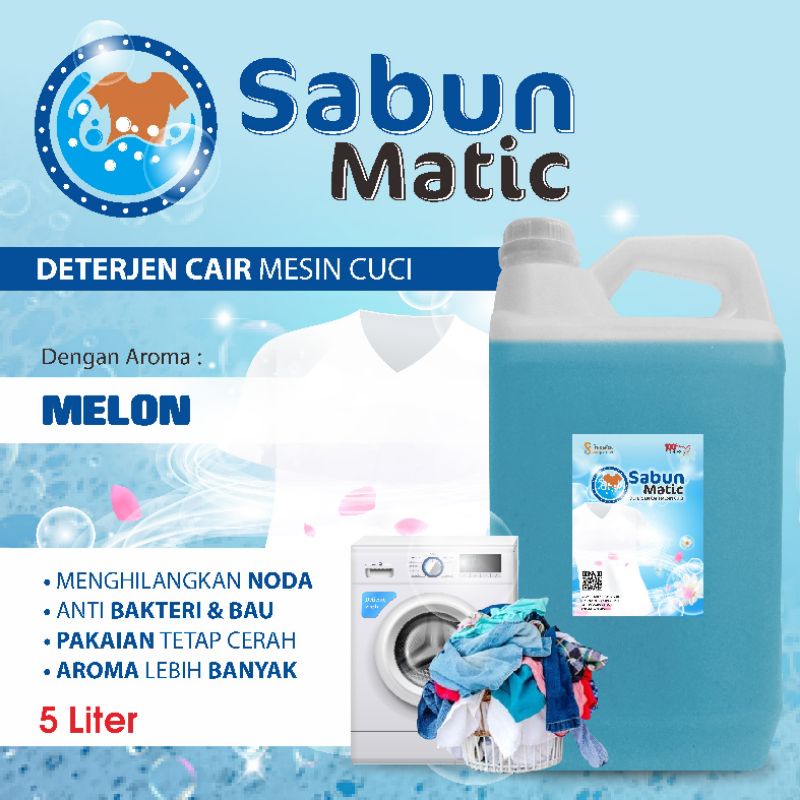 Detergen matic aneka aroma kemasan jurigen 5 liter