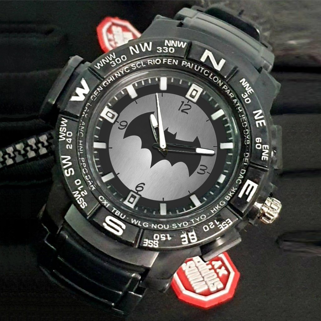 (EXCLUSIVE) Jam Tangan BATMAN motif 2 Sport Bagus