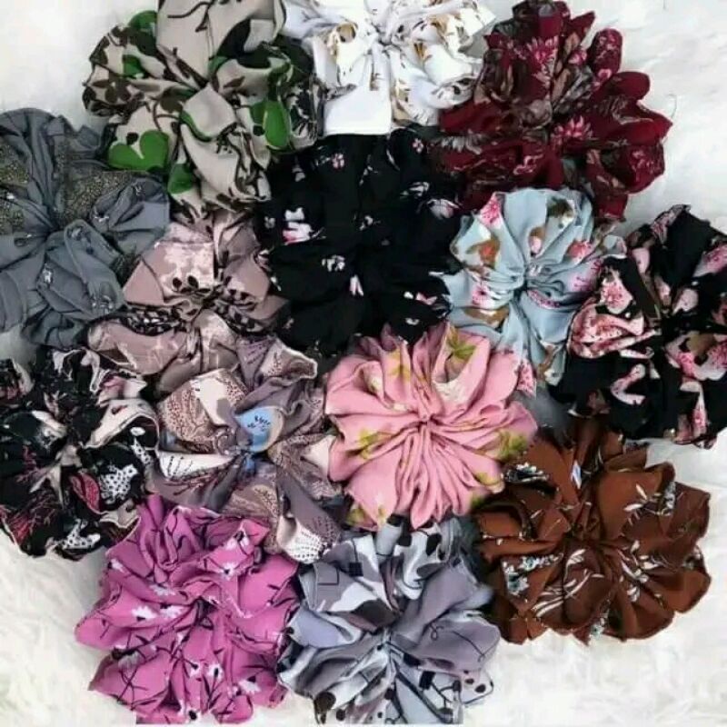 scrunchie-ikat rambut-cepol