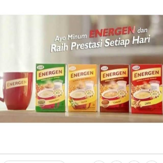

Energen 5 Sachet x 30gr