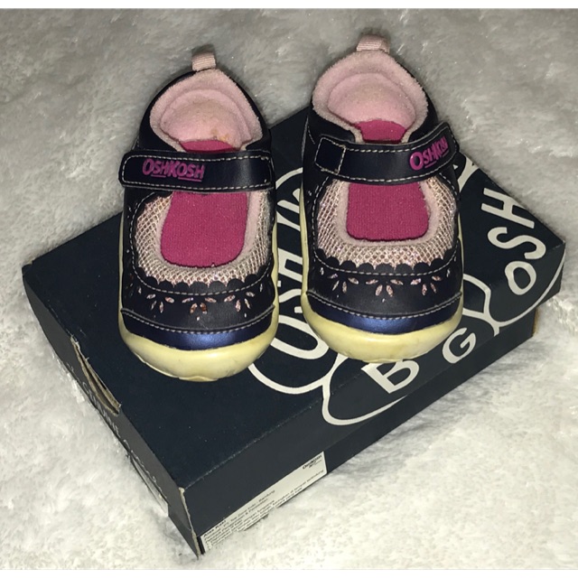 Sepatu Anak Perempuan Toezone by Oshkosh/ Sepatu Anak Cewek Tropez (Navy) Size 5/ 22