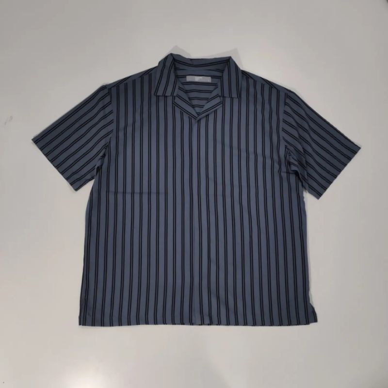 8seconds open collar shirt stripe