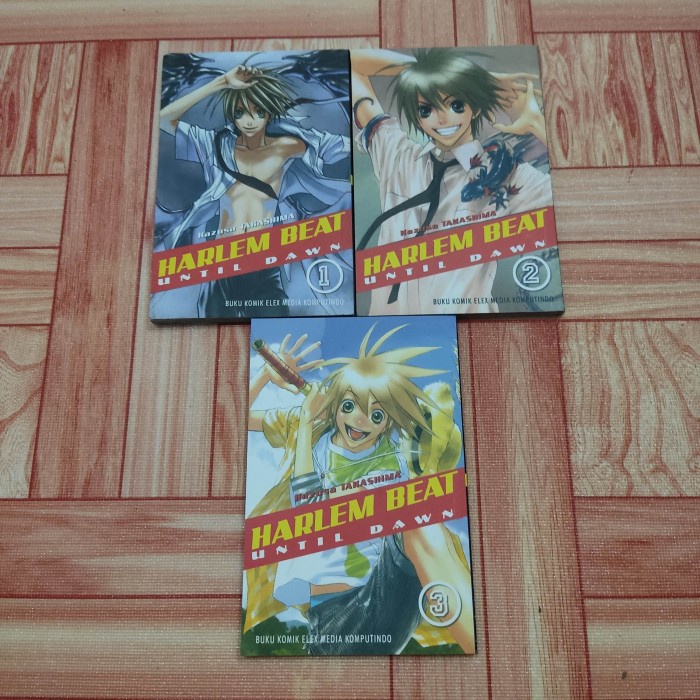 Paket komik harlem beat until dawn by kazusa takashima vol 1-3