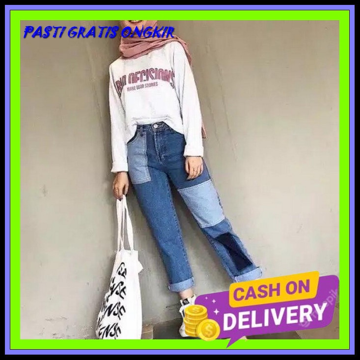 Celana Jeans Remaja Celana Jeans Wanita Kekinian Kulot Murah Clna Jens Wnta Khulot Celna Cewek Dewas