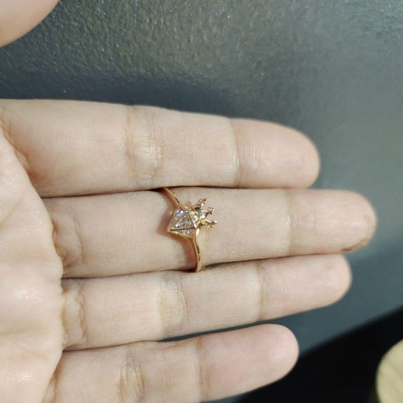 cincin birthstone mata putih(sz14/hwt375)