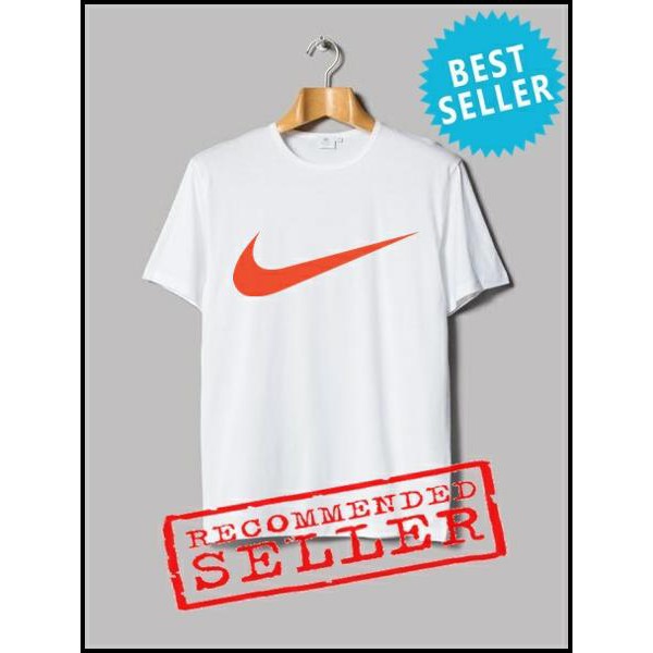 Tshirt Nike White logo red - One Tshirt