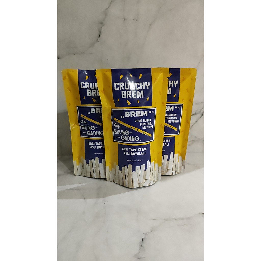 

Paket 3 pcs Crunchy Brem Suling Gading